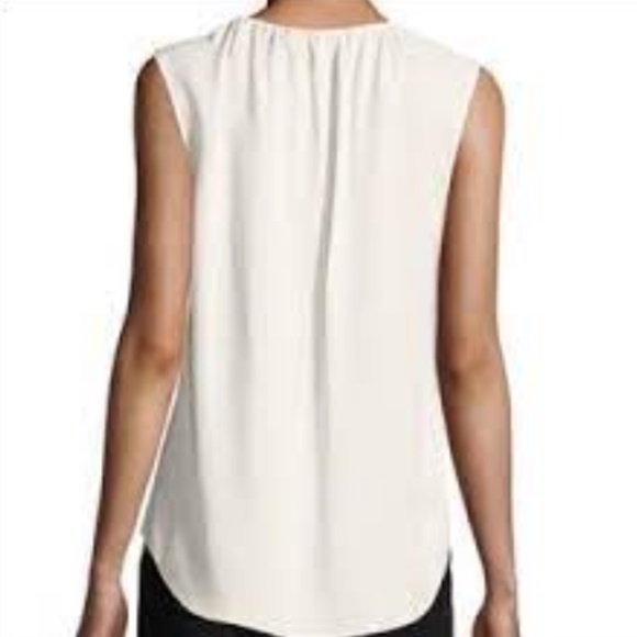 THEORY Alamay top 100% cream - BNWT - Small - Picture 2 of 4